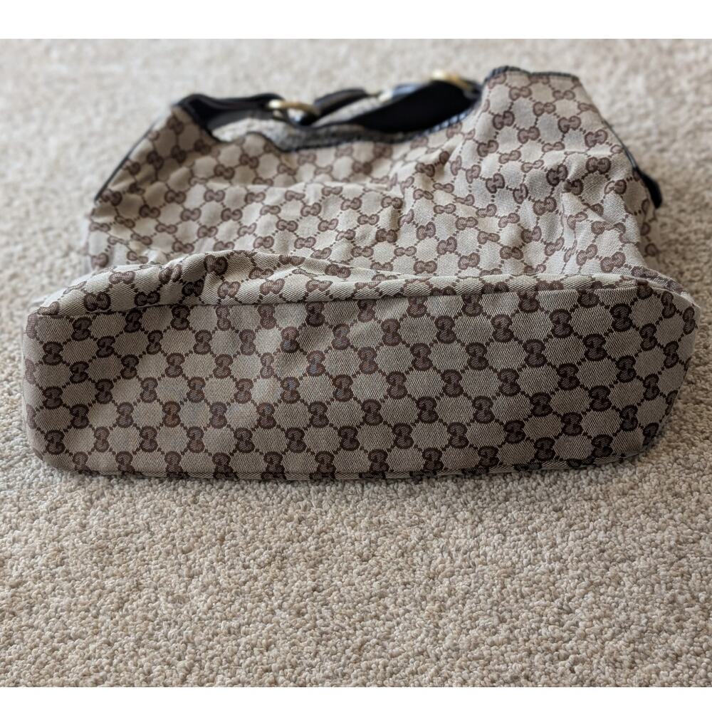GG Large Monogram Horse bit Hobo Bag Purse *read description!* - Picture 10 of 10